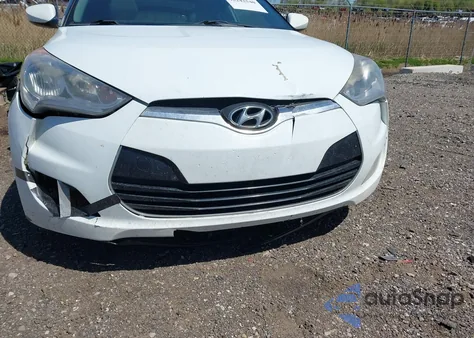 2013 Hyundai Veloster Base W/Gray из США, поврежденный, VIN KMHTC6AD1DU165476